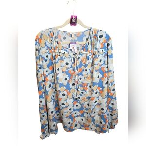 Joie XXL Floral Fields Peasant Top NWT - Limited Edition